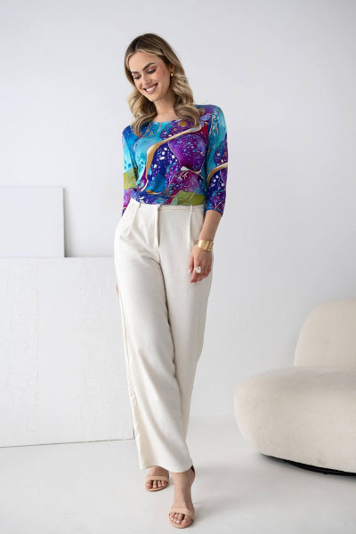 Блуза Nika.PL 010129 морская гавань - фото 4