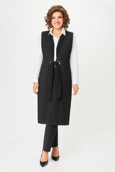 Брюки, кардиган DaLi 5778.2 чёрный - фото 1