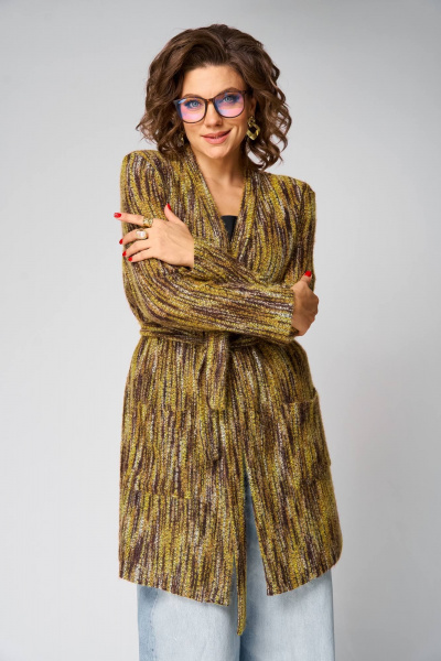 Кардиган Anastasia 1278 песочный - фото 4