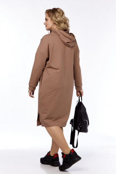 Платье СиБон 0346 кэмел - фото 5