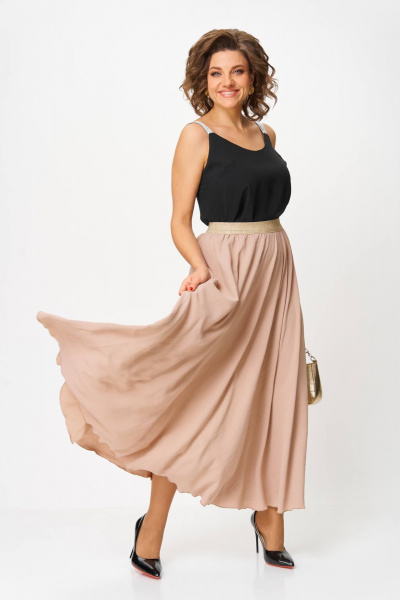 Юбка Anastasia 1263 бежевый - фото 7