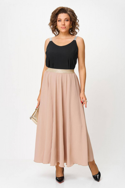 Юбка Anastasia 1263 бежевый - фото 4