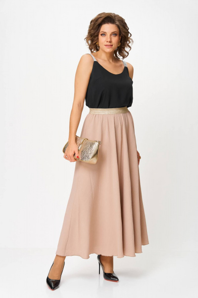 Юбка Anastasia 1263 бежевый - фото 3