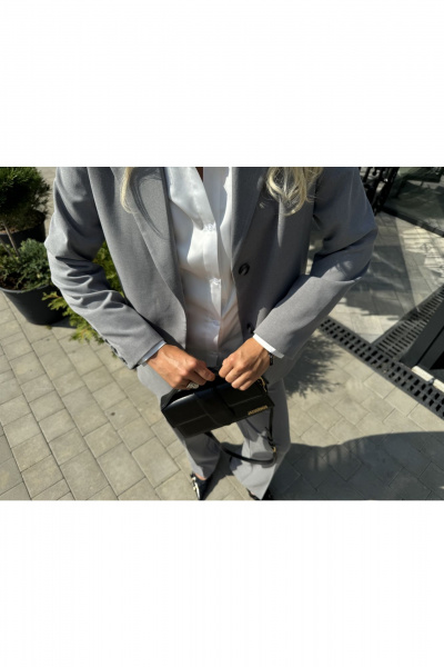 Жакет THE.WOMAN 0346 серый - фото 2