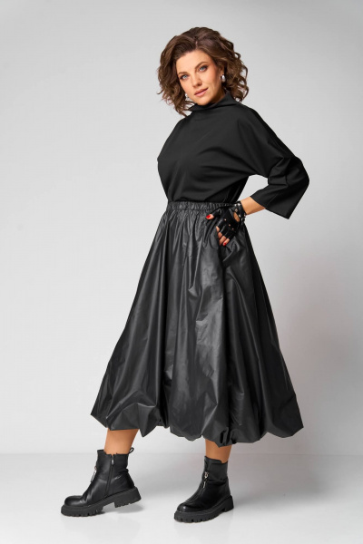 Блуза, юбка Anastasia 1283 черный - фото 6