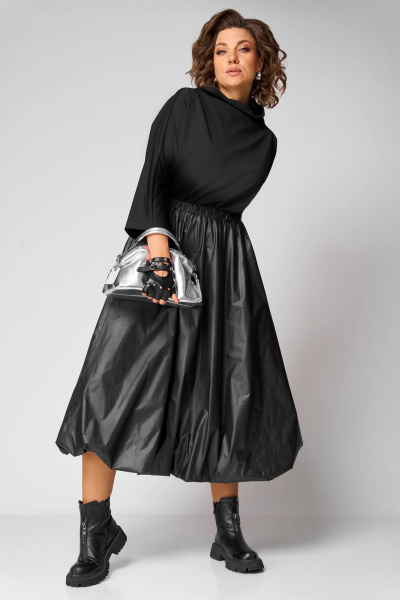 Блуза, юбка Anastasia 1283 черный - фото 1
