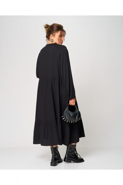 Платье GRATTO 8229 черный - фото 6