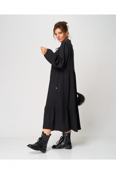 Платье GRATTO 8229 черный - фото 4