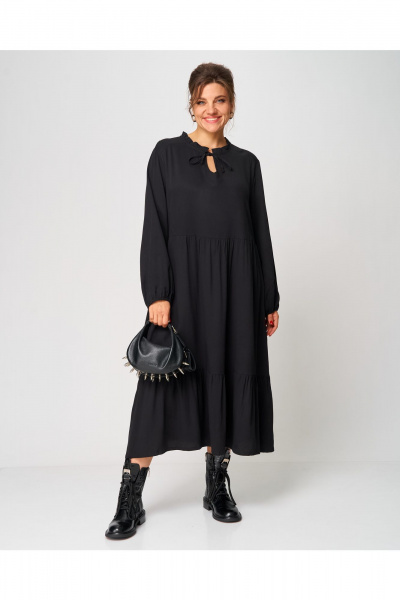 Платье GRATTO 8229 черный - фото 1