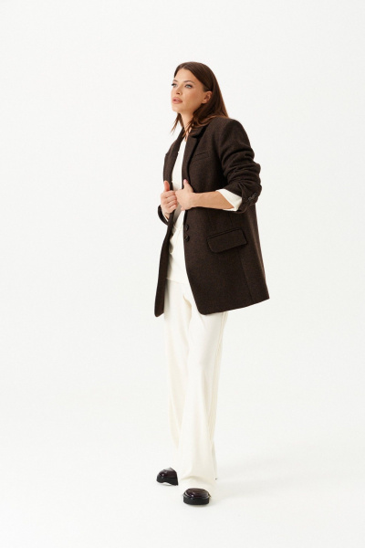 Жакет ELLETTO 3905 коричневый - фото 3