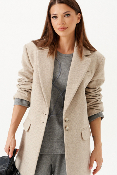 Жакет ELLETTO 3905 песок - фото 5