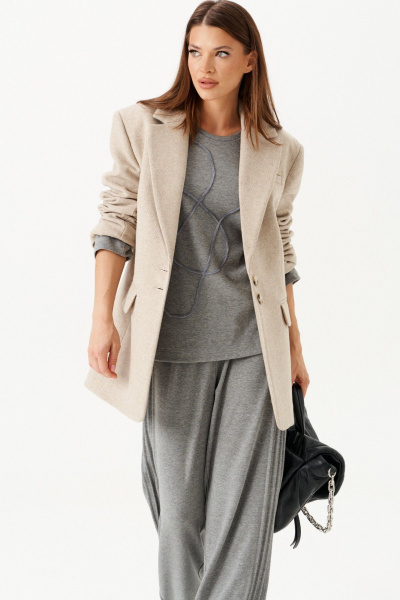 Жакет ELLETTO 3905 песок - фото 4