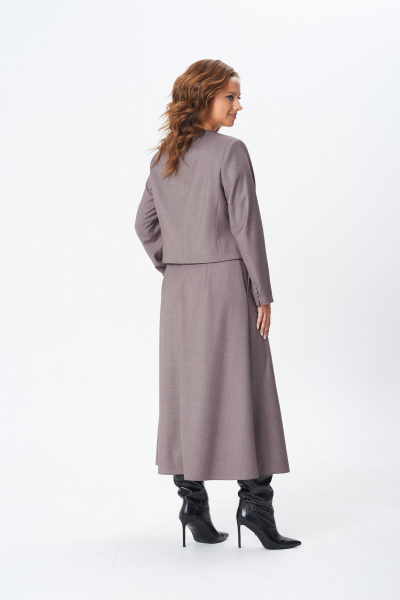 Жакет, юбка TVIN 7871 какао - фото 8