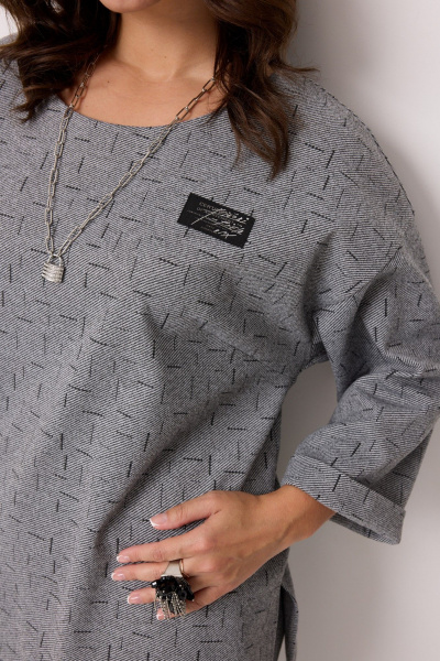 Блуза, брюки Твой имидж 2251 серый - фото 5