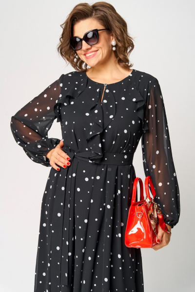 Платье EVA GRANT 7177 горох - фото 11