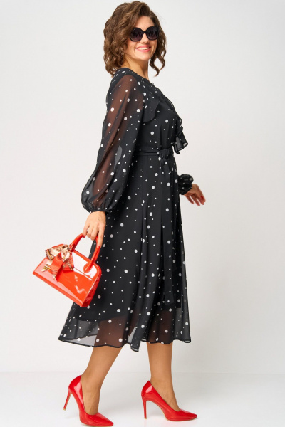 Платье EVA GRANT 7177 горох - фото 9