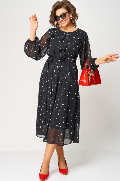 Платье EVA GRANT 7177 горох - фото 7