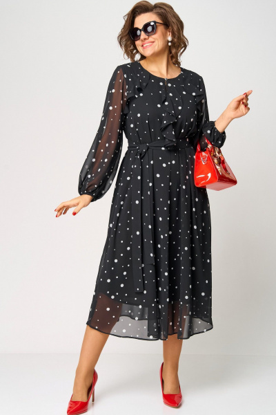 Платье EVA GRANT 7177 горох - фото 6