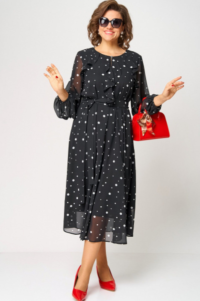 Платье EVA GRANT 7177 горох - фото 1