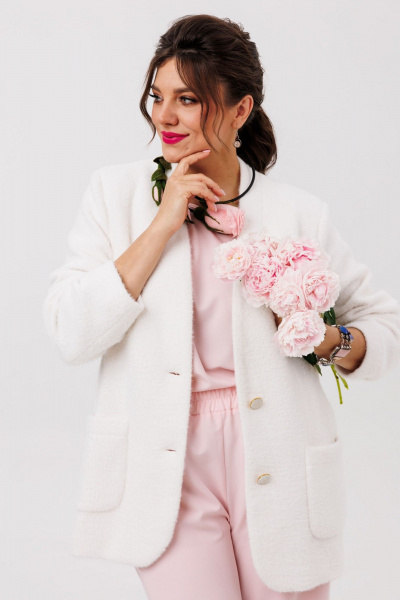 Жакет Anelli 1527 пушистое_облако - фото 11