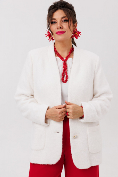 Жакет Anelli 1527 пушистое_облако - фото 1