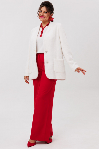 Жакет Anelli 1527 пушистое_облако - фото 5