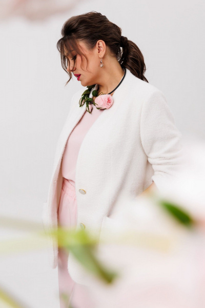 Жакет Anelli 1527 пушистое_облако - фото 4