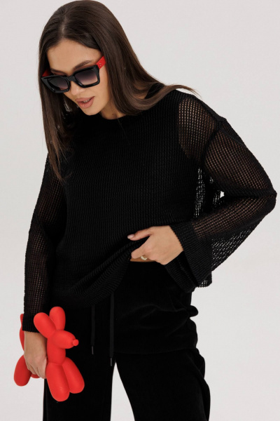 Брюки, джемпер и топ в стиле на каждый день из трикотажа Fantazia Mod 4968/1 - фото 7