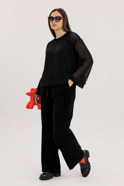 Брюки, джемпер и топ в стиле на каждый день из трикотажа Fantazia Mod 4968/1 - фото 6