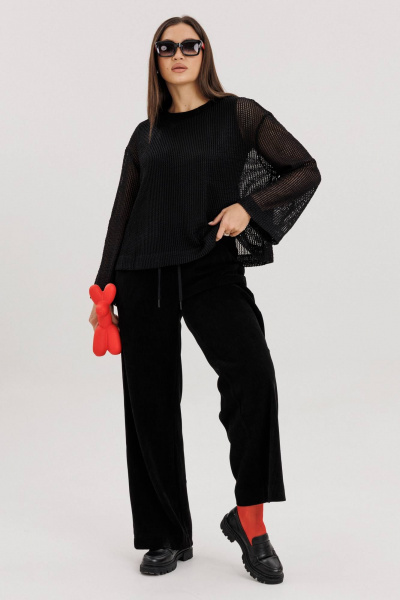 Брюки, джемпер и топ в стиле на каждый день из трикотажа Fantazia Mod 4968/1 - фото 4