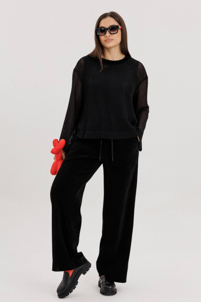 Брюки, джемпер и топ в стиле на каждый день из трикотажа Fantazia Mod 4968/1 - фото 2