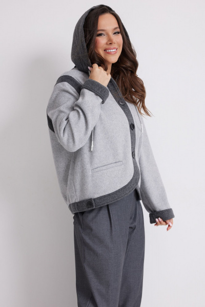 Брюки, бомбер Магия моды 2631 серый - фото 2