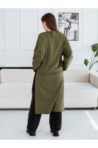 Туника BUNABOUTIQUE 20620 хаки - фото 6