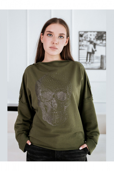 Туника BUNABOUTIQUE 20620 хаки - фото 5