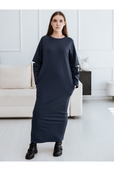 Платье BUNABOUTIQUE 21040 серый - фото 3