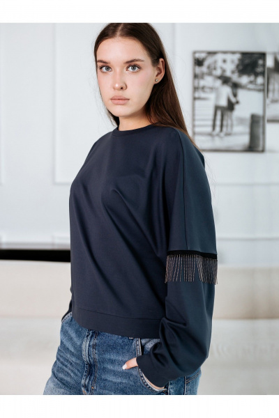 Свитшот BUNABOUTIQUE 21190 серый - фото 5