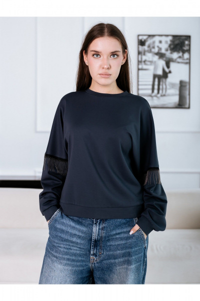 Свитшот BUNABOUTIQUE 21190 серый - фото 1