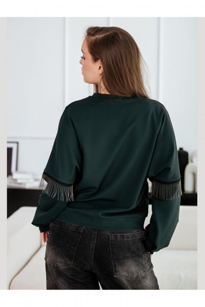 Свитшот BUNABOUTIQUE 21191 изумрудный - фото 4