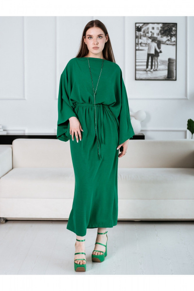 Платье BUNABOUTIQUE 21201 зеленый - фото 5