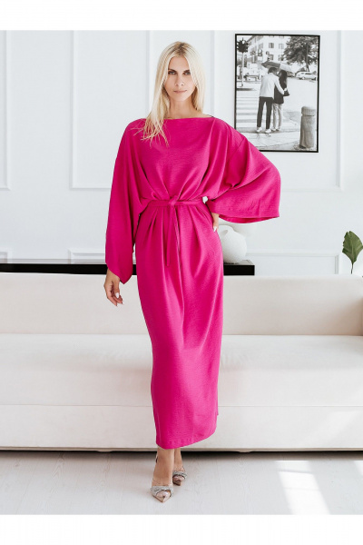 Платье BUNABOUTIQUE 21203 фуксия - фото 2