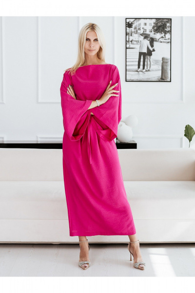 Платье BUNABOUTIQUE 21203 фуксия - фото 1