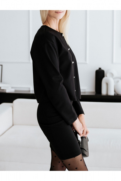 Жакет, юбка BUNABOUTIQUE 2122 черный - фото 3