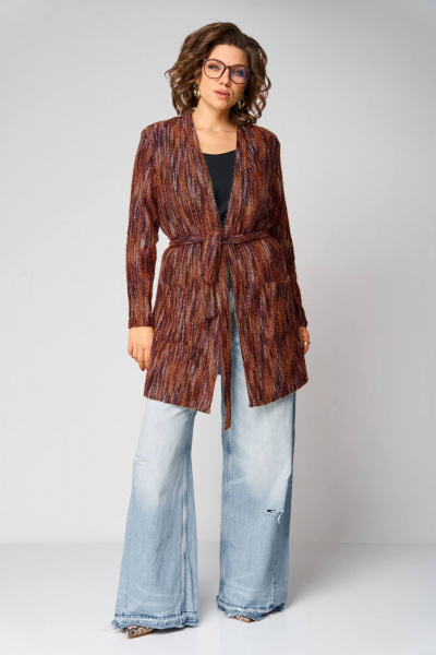 Кардиган Anastasia 1278 бордо - фото 1