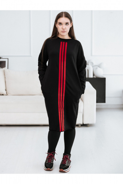 Платье BUNABOUTIQUE 21251 черный - фото 3