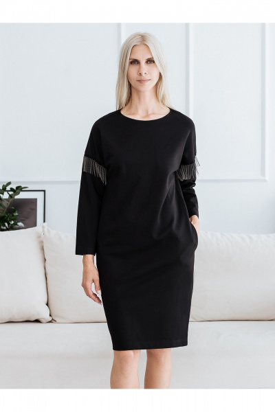 Платье BUNABOUTIQUE 2126 черный - фото 2
