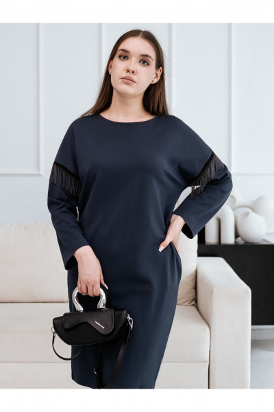 Платье BUNABOUTIQUE 21261 серый - фото 2