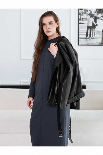 Платье BUNABOUTIQUE 2127 серый - фото 4