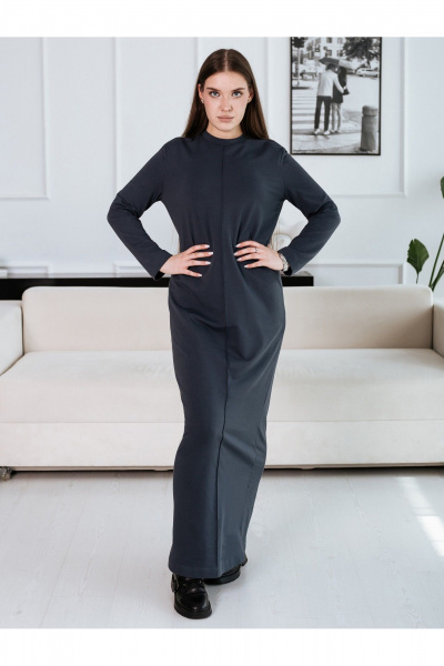 Платье BUNABOUTIQUE 2127 серый - фото 2