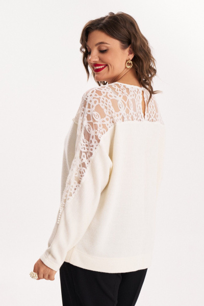 Джемпер Almirastyle 389 белый - фото 6