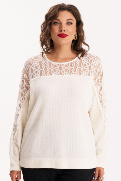 Джемпер Almirastyle 389 белый - фото 2